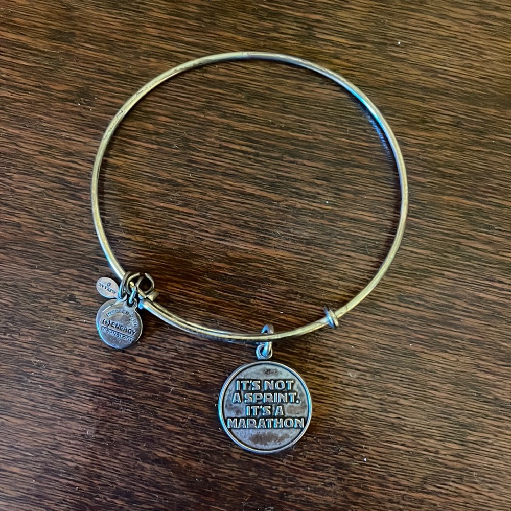Silver Alex and Ani bracelet